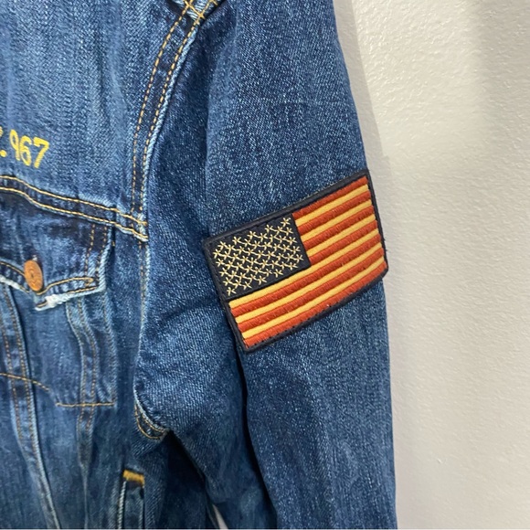 Polo Ralph‎ Lauren Denim Jean Jacket Blue Size Small - Picture 5 of 7